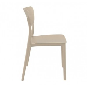 MONNA TAUPE ΚΑΡΕΚΛΑ ΠΟΛ/ΝΙΟΥ 45x53x82εκ