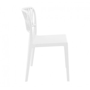 PORTOFINO WHITE ΚΑΡΕΚΛΑ ΠΟΛ/ΝΙΟΥ 52x56x83εκ.