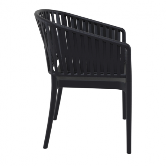 PORTOFINO BLACK ΠΟΛΥΘΡΟΝΑ ΠΟΛ/ΝΙΟΥ 58x58x80εκ.