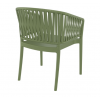 PORTOFINO OLIVE GREEN ΠΟΛΥΘΡΟΝΑ ΠΟΛ/ΝΙΟΥ 58x58x80εκ.