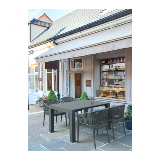 PORTOFINO DARK GREY ΠΟΛΥΘΡΟΝΑ ΠΟΛ/ΝΙΟΥ 58x58x80εκ.