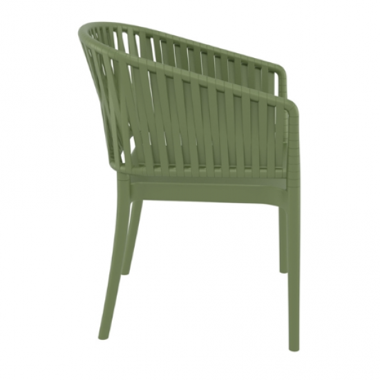PORTOFINO OLIVE GREEN ΠΟΛΥΘΡΟΝΑ ΠΟΛ/ΝΙΟΥ 58x58x80εκ.