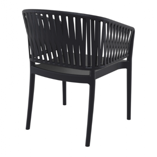 PORTOFINO BLACK ΠΟΛΥΘΡΟΝΑ ΠΟΛ/ΝΙΟΥ 58x58x80εκ.