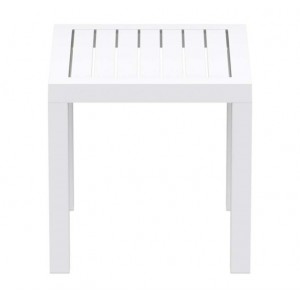 OCEAN WHITE ΤΡΑΠΕΖΙ ΠΟΛ/ΝΙΟΥ 45x45x45εκ