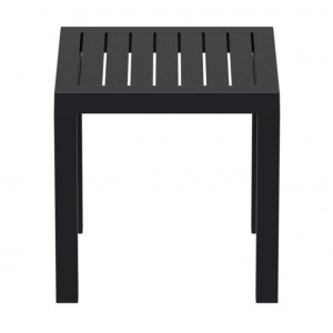 OCEAN BLACK ΤΡΑΠΕΖΙ ΠΟΛ/ΝΙΟΥ 45x45x45εκ.