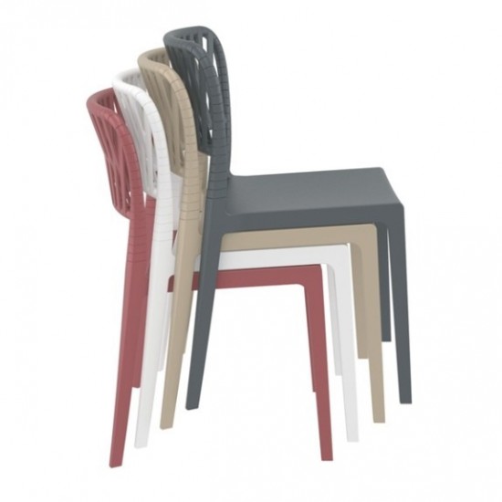 PORTOFINO MARSALA ΚΑΡΕΚΛΑ ΠΟΛ/ΝΙΟΥ 52x56x83εκ.