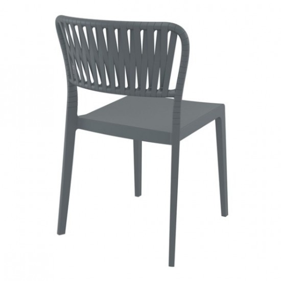 PORTOFINO DARK GREY ΚΑΡΕΚΛΑ ΠΟΛ/ΝΙΟΥ 52x56x83εκ.