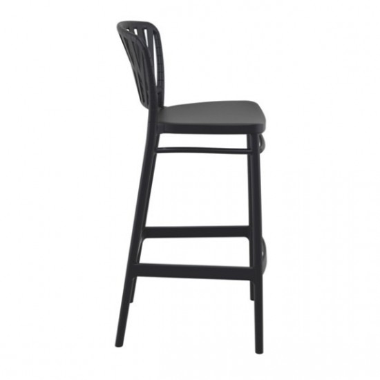 PORTOFINO 75εκ. ΣΚΑΜΠΟ BLACK ΠΟΛ/ΝΙΟΥ 48x52x106εκ.