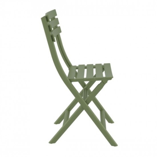 HELEN ΠΤΥΣ/ΝΗ OLIVE GREEN ΚΑΡΕΚΛΑ ΠΟΛ/ΝΙΟΥ 42x47x83εκ.