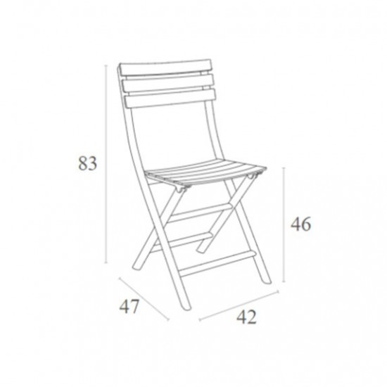 HELEN ΠΤΥΣ/ΝΗ OPALINE GREEN ΚΑΡΕΚΛΑ ΠΟΛ/ΝΙΟΥ 42x47x83εκ.