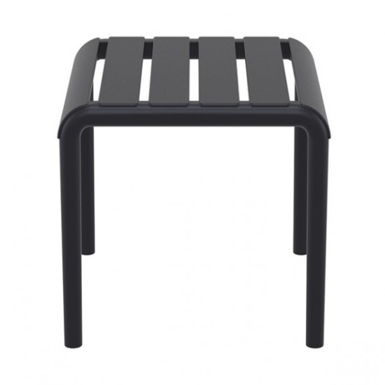 PARIS Τραπεζάκι Πολυπροπυλένιο Μαύρο 42x41x40εκ.