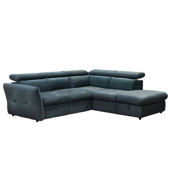 MONSERAT ΚΑΝΑΠΕΣ ΚΡΕΒΑΤΙ ΓΩΝΙΑ ΔΕΞΙΑ PETROL 254x224xH90cm MONSERAT ΚΑΝΑΠΕΣ ΚΡΕΒΑΤΙ ΓΩΝΙΑ ΔΕΞΙΑ PETROL 254x224xH90cm
