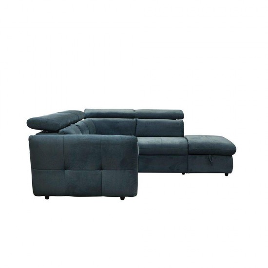 MONSERAT ΚΑΝΑΠΕΣ ΚΡΕΒΑΤΙ ΓΩΝΙΑ ΔΕΞΙΑ PETROL 254x224xH90cm MONSERAT ΚΑΝΑΠΕΣ ΚΡΕΒΑΤΙ ΓΩΝΙΑ ΔΕΞΙΑ PETROL 254x224xH90cm