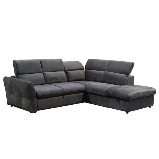 MONSERAT ΚΑΝΑΠΕΣ ΚΡΕΒΑΤΙ ΓΩΝΙΑ ΔΕΞΙΑ ΑΝΘΡΑΚΙ 254x224xH90cm MONSERAT ΚΑΝΑΠΕΣ ΚΡΕΒΑΤΙ ΓΩΝΙΑ ΔΕΞΙΑ ΑΝΘΡΑΚΙ 254x224xH90cm