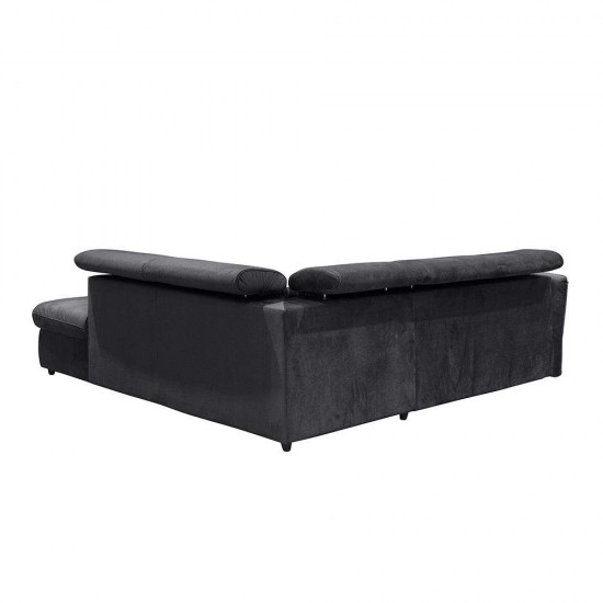 MONSERAT ΚΑΝΑΠΕΣ ΚΡΕΒΑΤΙ ΓΩΝΙΑ ΔΕΞΙΑ ΑΝΘΡΑΚΙ 254x224xH90cm MONSERAT ΚΑΝΑΠΕΣ ΚΡΕΒΑΤΙ ΓΩΝΙΑ ΔΕΞΙΑ ΑΝΘΡΑΚΙ 254x224xH90cm