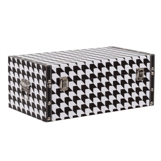 FERRE ΜΠΑΟΥΛΑ SET 4ΤΕΜ ΜΑΥΡΟ ΛΕΥΚΟ 64-56-48-40x40-34-28-20xH40-32-23-16cm