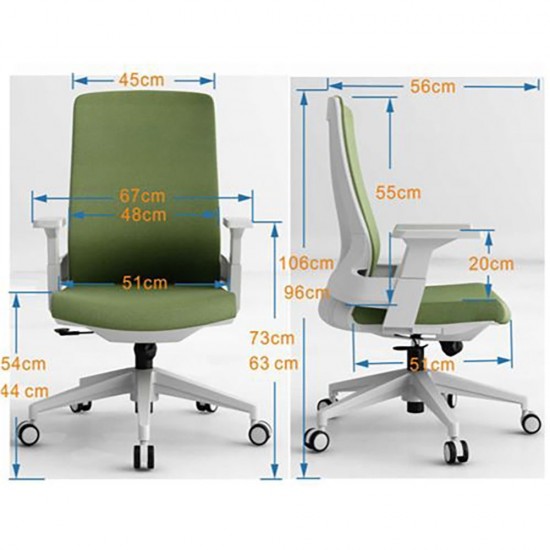 BOLD ΚΑΡΕΚΛΑ ΓΡΑΦΕΙΟΥ ΓΚΡΙ ΣΚΟΥΡΟ BORDEAUX 60x63xH96-108cm