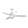 Ανεμιστήρας Οροφής 48'' 120εκ. Με τηλεχειριστήριο 1 Φως LED 3Φτερά Λευκός