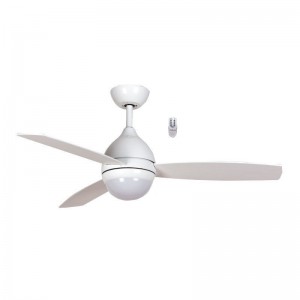 Ανεμιστήρας Οροφής 48'' 120εκ. Με τηλεχειριστήριο 1 Φως LED 3Φτερά Λευκός