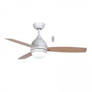 Ανεμιστήρας Οροφής 48'' 120εκ. Με τηλεχειριστήριο 1 Φως LED 3Φτερά Λευκός