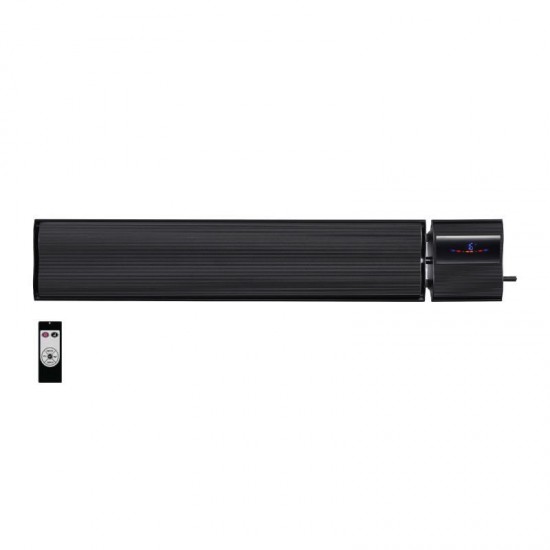 Ηλεκτρικό θερμαντικό Κάτοπτρο Με Wifi Μαύρο 1800W