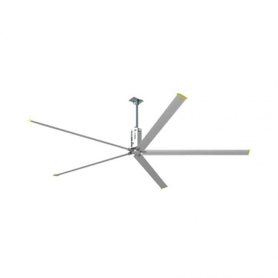 Ανεμιστήρας Οροφής HVLS-D6BAA61 Eurus II Βιομ. 1.5Kw 2200V Ac Φτερά 5X6,1 Mέτρα