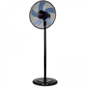 Ανεμιστήρας Ορθοστάτης 18'' 45εκ. Μαύρο-Μπλε