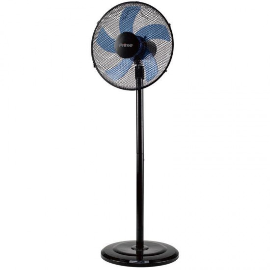 Ανεμιστήρας Ορθοστάτης 18'' 45εκ. Μαύρο-Μπλε