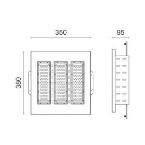 ΦΩΤΙΣΤΙΚΟ LED ΒΕΝΖΙΝΑΔΙΚΟΥ HPL 150W 6000K