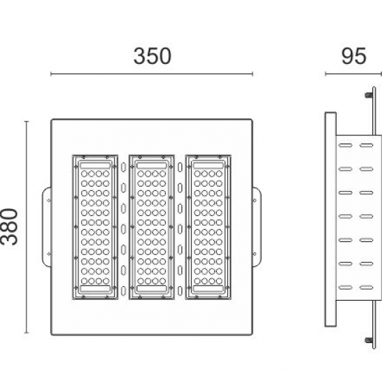 ΦΩΤΙΣΤΙΚΟ LED ΒΕΝΖΙΝΑΔΙΚΟΥ HPL 150W 6000K