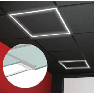 LALA ΧΩΝΕΥΤO ΠΑΝΕΛ ΟΡΟΦΗΣ LED 40W 3000K ΑΛΟΥΜΙΝΙΟ ΛΕΥΚΟ