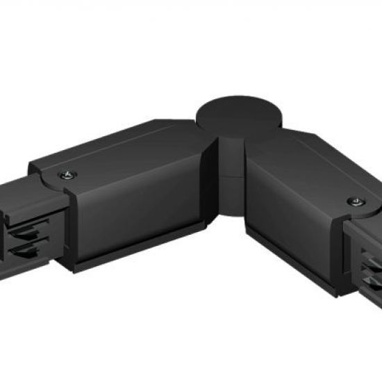 ΣΥΝΔΕΣΜΟΣ ΡΑΓΑΣ ΓΩΝΙΑ ΑΛΟΥΜΙΝΙΟΥ ΜΑΥΡΟΣ