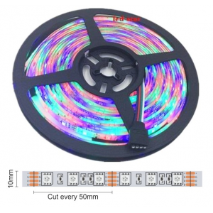 ΤΑΙΝΙΑ LED RGB ΣΤΕΓΑΝΗ 14.4W 12V