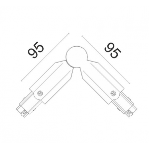 ΣΥΝΔΕΣΜΟΣ ΡΑΓΑΣ ΓΩΝΙΑ ΑΛΟΥΜΙΝΙΟΥ ΜΑΥΡΟΣ