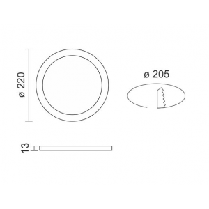 SLIM ΧΩΝΕΥΤΟ ΠΑΝΕΛ ΟΡΟΦΗΣ LED 18W 6000K ΑΛΟΥΜΙΝΙΟ ΛΕΥΚΟ