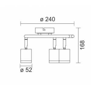 ΦΩΤΙΣΤΙΚΟ ΟΡΟΦΗΣ LED 3X5W 3000K