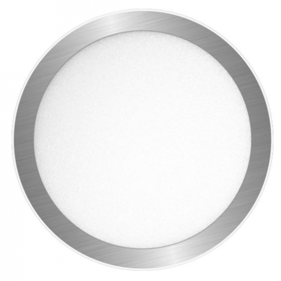 SLIM ΧΩΝΕΥΤΟ ΠΑΝΕΛ ΟΡΟΦΗΣ LED 18W 3000K ΑΛΟΥΜΙΝΙΟ ΝΙΚΕΛ ΜΑΤ