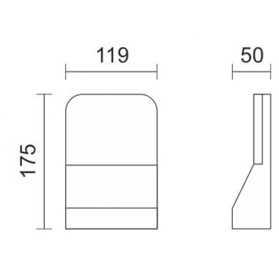 ΑΠΛΙΚΑ LED ΕΞΩΤΕΡΙΚΟΥ ΧΩΡΟΥ 7W 4000K