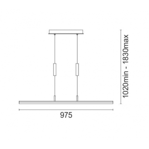 ΚΡΕΜΑΣΤΟ ΦΩΤΙΣΤΙΚΟ LED 18W 4000K