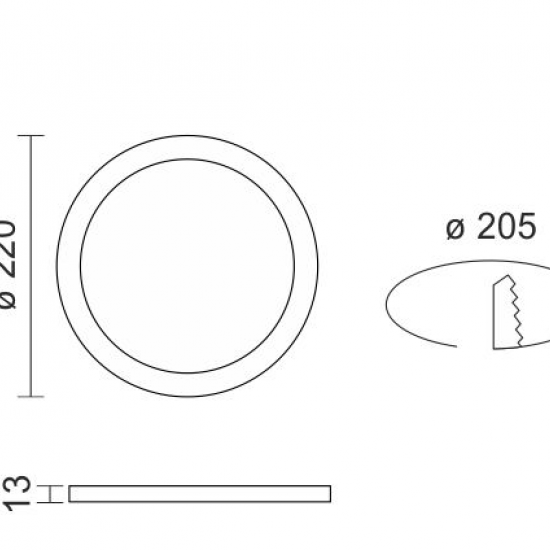 SLIM ΧΩΝΕΥΤΟ ΠΑΝΕΛ ΟΡΟΦΗΣ LED 18W 3000K ΑΛΟΥΜΙΝΙΟ ΝΙΚΕΛ ΜΑΤ
