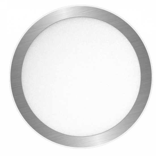 SLIM ΧΩΝΕΥΤΟ ΠΑΝΕΛ ΟΡΟΦΗΣ LED 18W 4000K ΑΛΟΥΜΙΝΙΟ ΝΙΚΕΛ ΜΑΤ