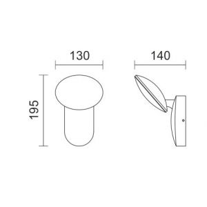 ΑΠΛΙΚΑ LED ΕΞΩΤΕΡΙΚΟΥ ΧΩΡΟΥ 10W 4000K