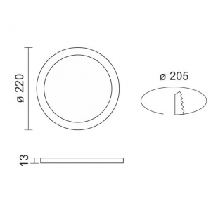 SLIM ΧΩΝΕΥΤΟ ΠΑΝΕΛ ΟΡΟΦΗΣ LED 18W 4000K ΑΛΟΥΜΙΝΙΟ ΝΙΚΕΛ ΜΑΤ