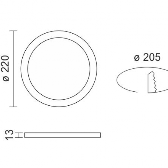 SLIM ΧΩΝΕΥΤΟ ΠΑΝΕΛ ΟΡΟΦΗΣ LED 18W 4000K ΑΛΟΥΜΙΝΙΟ ΝΙΚΕΛ ΜΑΤ