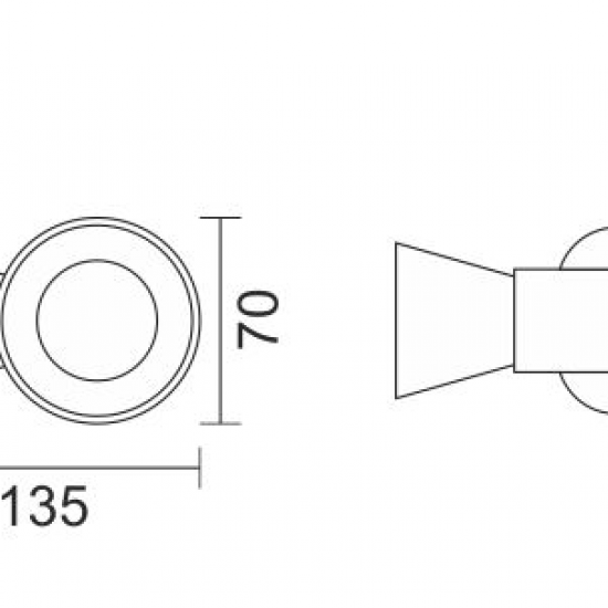 ΑΠΛΙΚΑ LED ΕΞΩΤΕΡΙΚΟΥ ΧΩΡΟΥ 2X3W 4000K