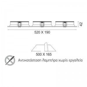 ΣΠΟΤ ΧΩΝΕΥΤO AR111 ΜΕΤΑΛΛΟ ΛΕΥΚΟ 3 ΘΕΣΕΩΝ