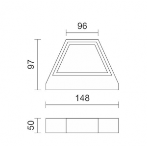 ΑΠΛΙΚΑ LED ΕΞΩΤΕΡΙΚΟΥ ΧΩΡΟΥ 5W 3000K