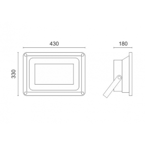 ΠΡΟΒΟΛΕAΣ LED SMD 300W 6000K