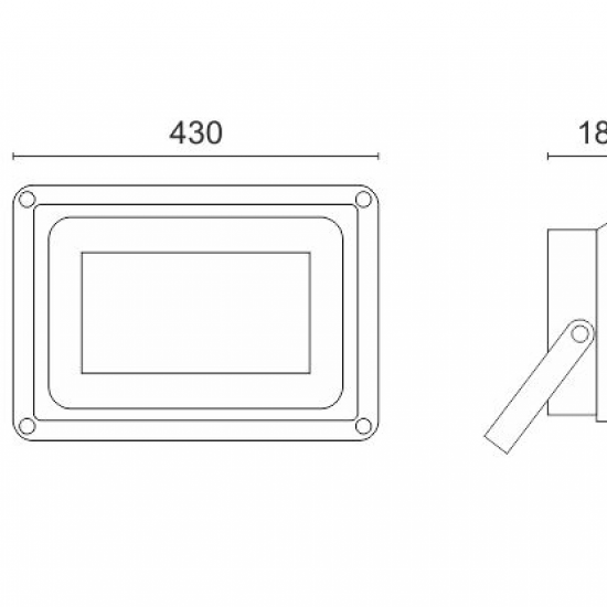 ΠΡΟΒΟΛΕAΣ LED SMD 300W 6000K