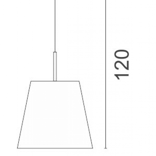 Mel Κρεμαστό Μονόφωτο Φωτιστικό